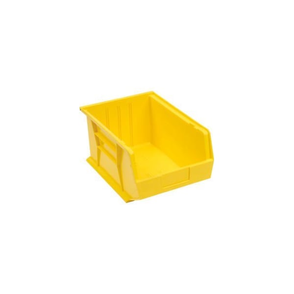 Quantum Storage Systems Hang & Stack Storage Bin, Yellow, 4 PK QUS255YL